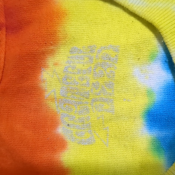 Grateful Dead tie dye skull and Roses T-shirt size Large - Picture 4 of 9